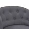 Armen Living Celine 26" Counter Height Swivel Gray Fabric and Espresso Wood Bar Stool LCCIBAESGR26 - alternate 8
